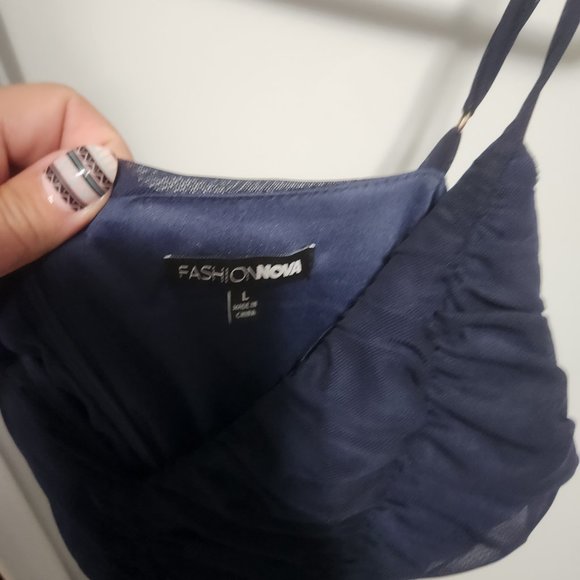 Dress with ruching - Picture 2 of 2